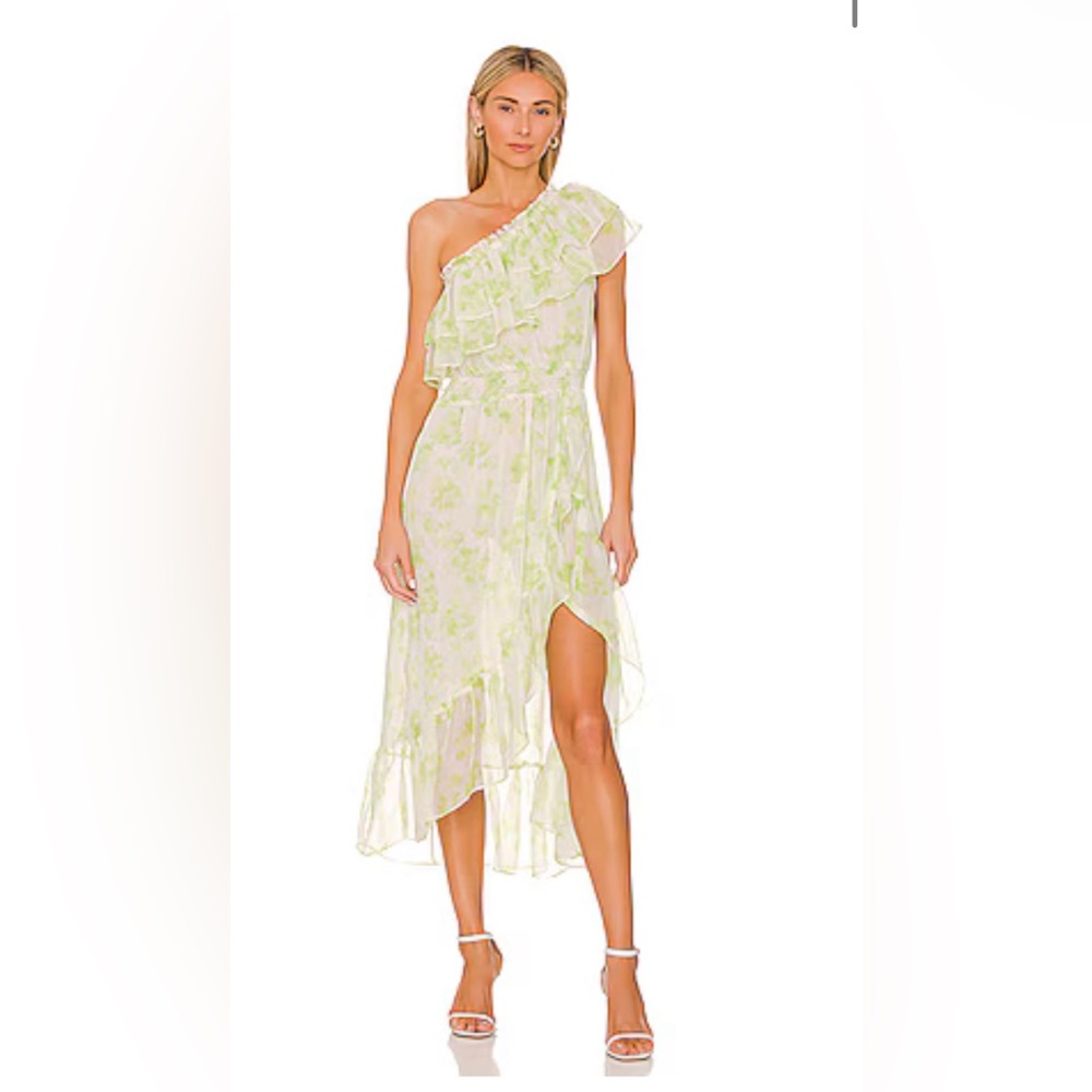 Misa Los Angeles Rumi Dress in Honeydew bBossom